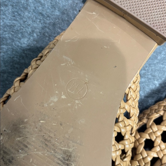 Joie Women's Beige Woven Flat Mules - Picture 5 of 5